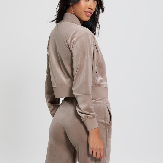 Guess Γυναικεία ζακέτα Couture Full Zip Sweatshirt